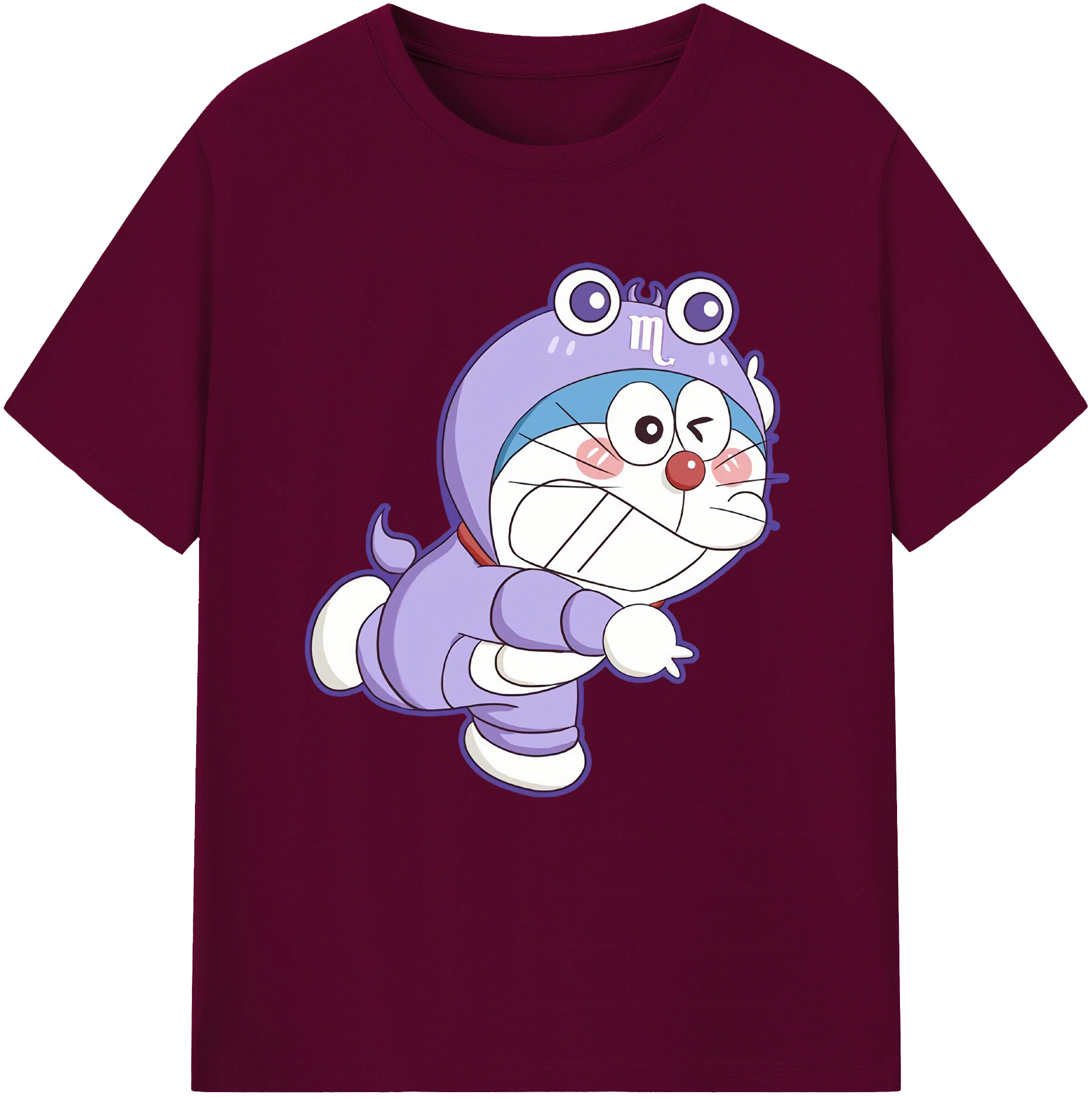 （画像用） ドラえもん Doraemon レディースカジュアルプリントTシャツ（綿100％）